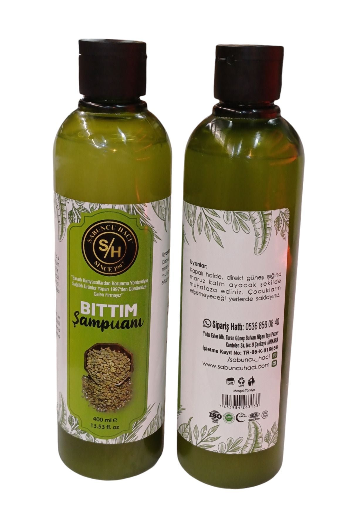 Bitkisel Doğal Bıttım Şampuanı (400 ml)