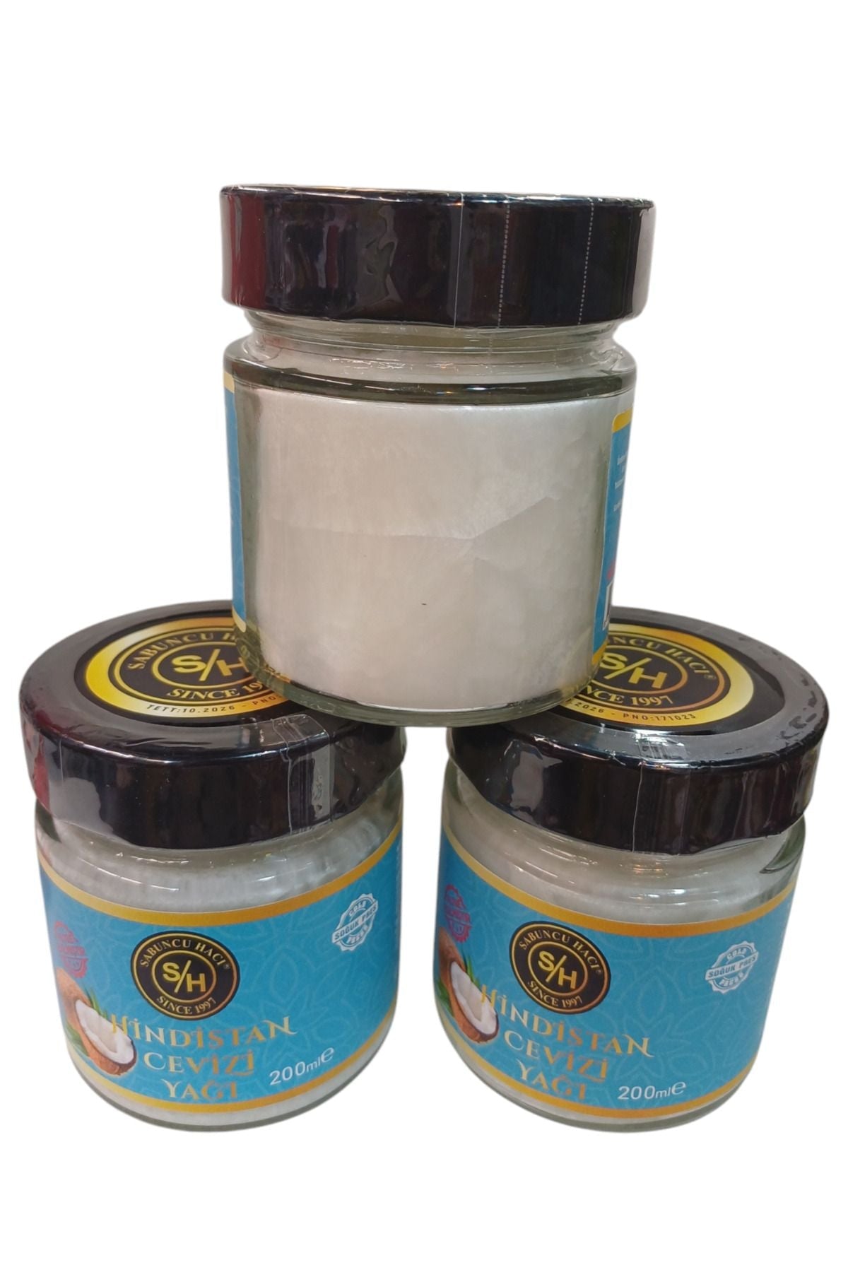 Hindistan Cevizi Yağı - %100 Doğal Soğuk Sıkım (200 ml)