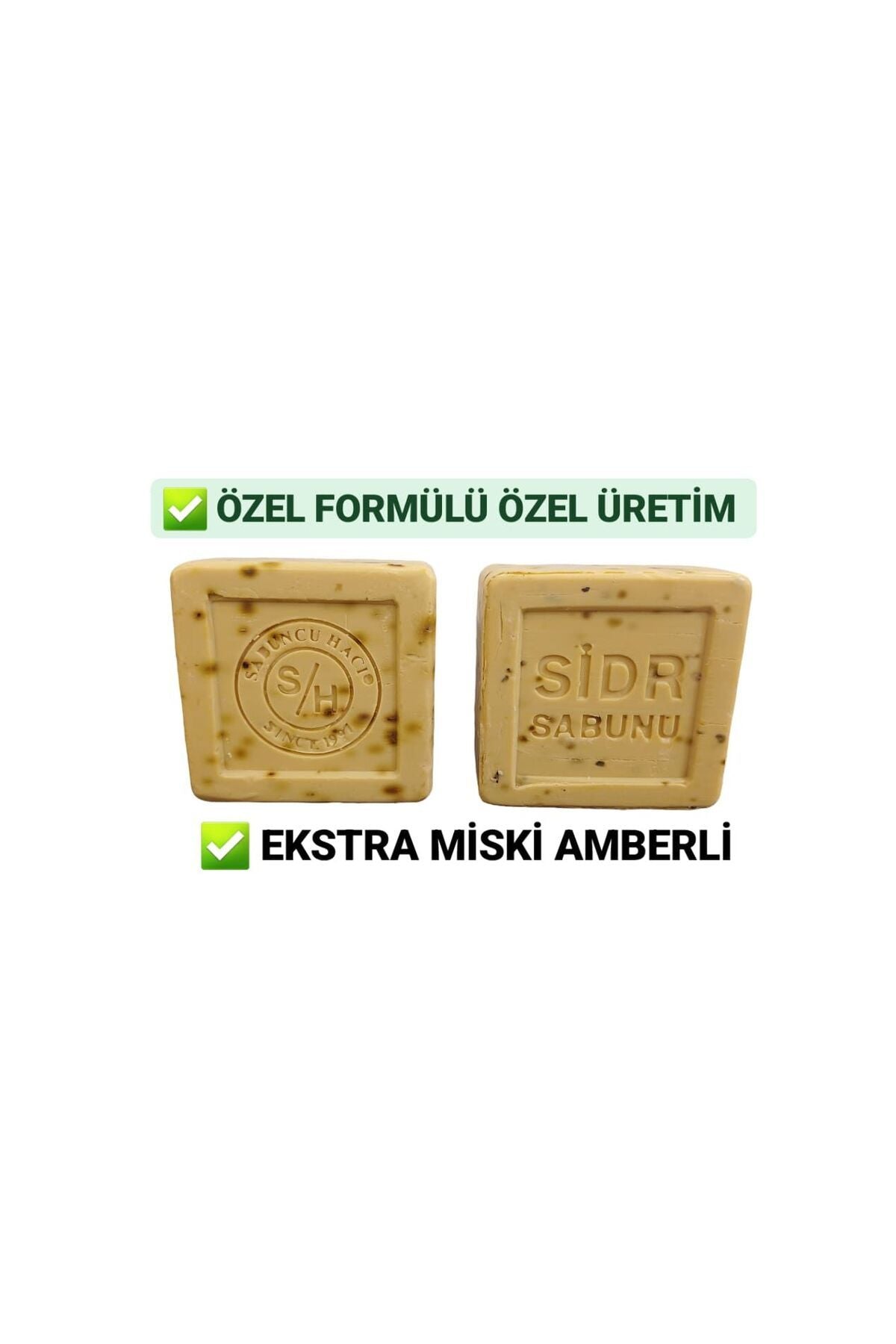 Es-sidre Original Sidr Sidir Seife, natürliche Kräuter, spirituelle Therapie, Moschus (Arabische Kirsche), 2 Stück