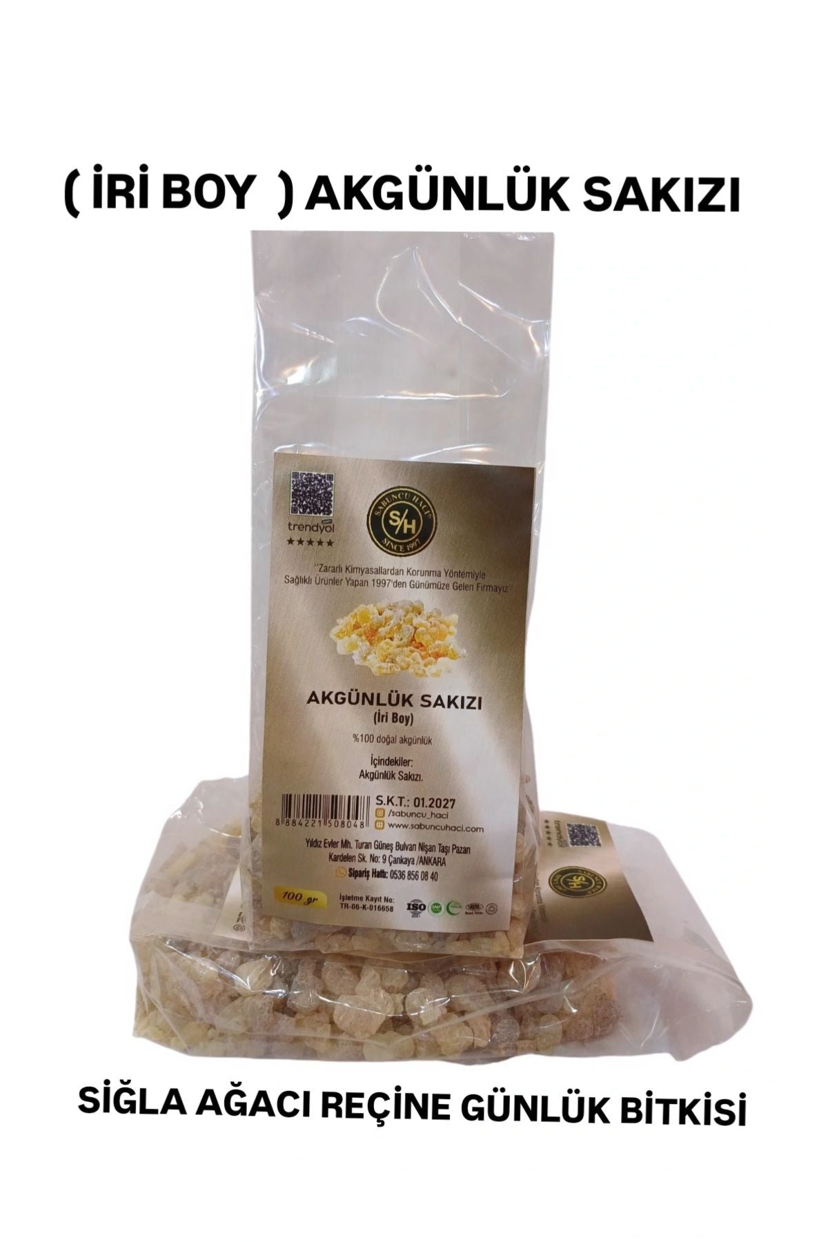 Akgünlük Sakızı 100 gram Buhur Ak Günlük Akgunluk Sığla Ağacı Reçine Günlük Bitkisi