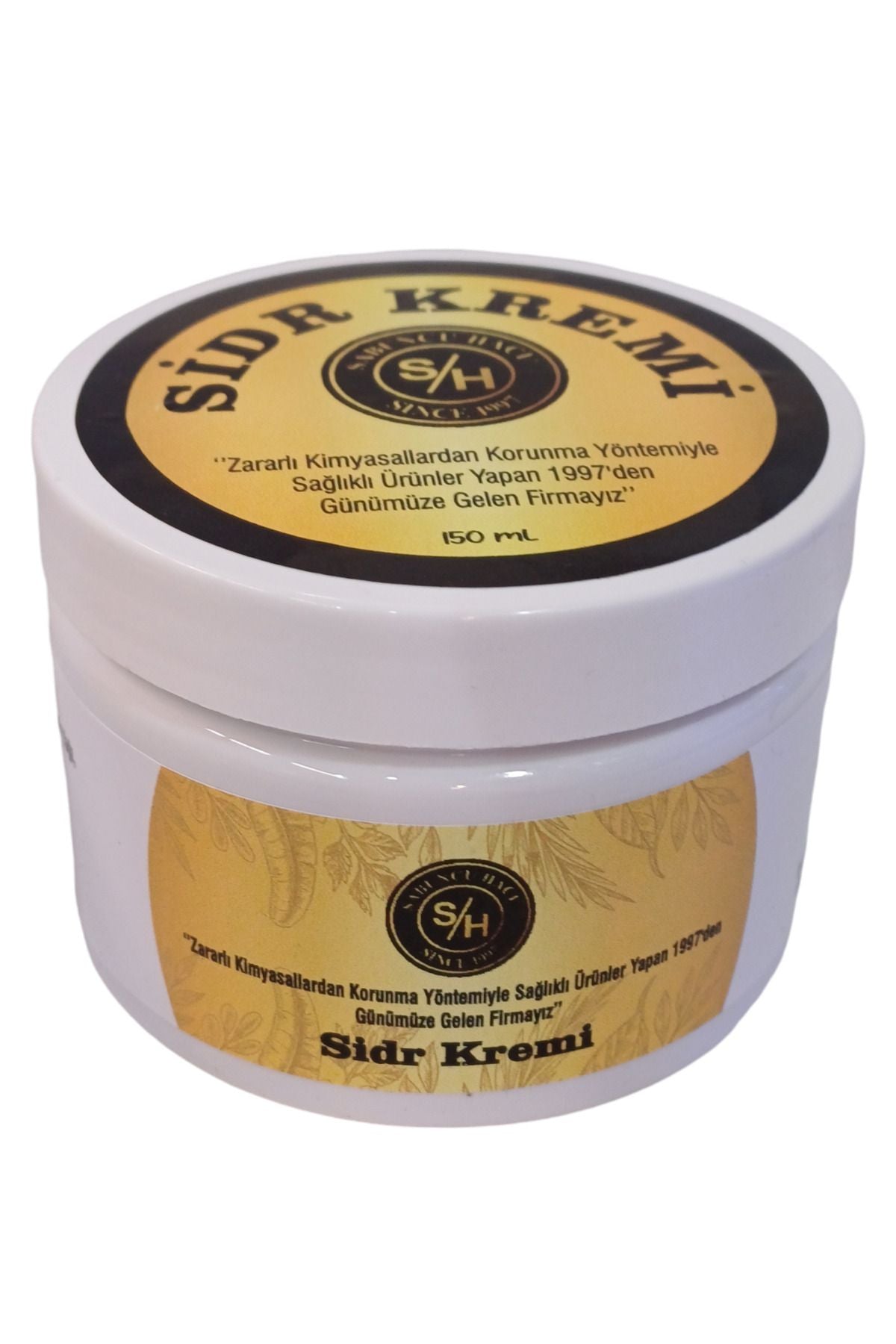 Es-Sidre Original Sidr Creme - Sidr-Blattmischung, Moschus-Amber (150 ml)