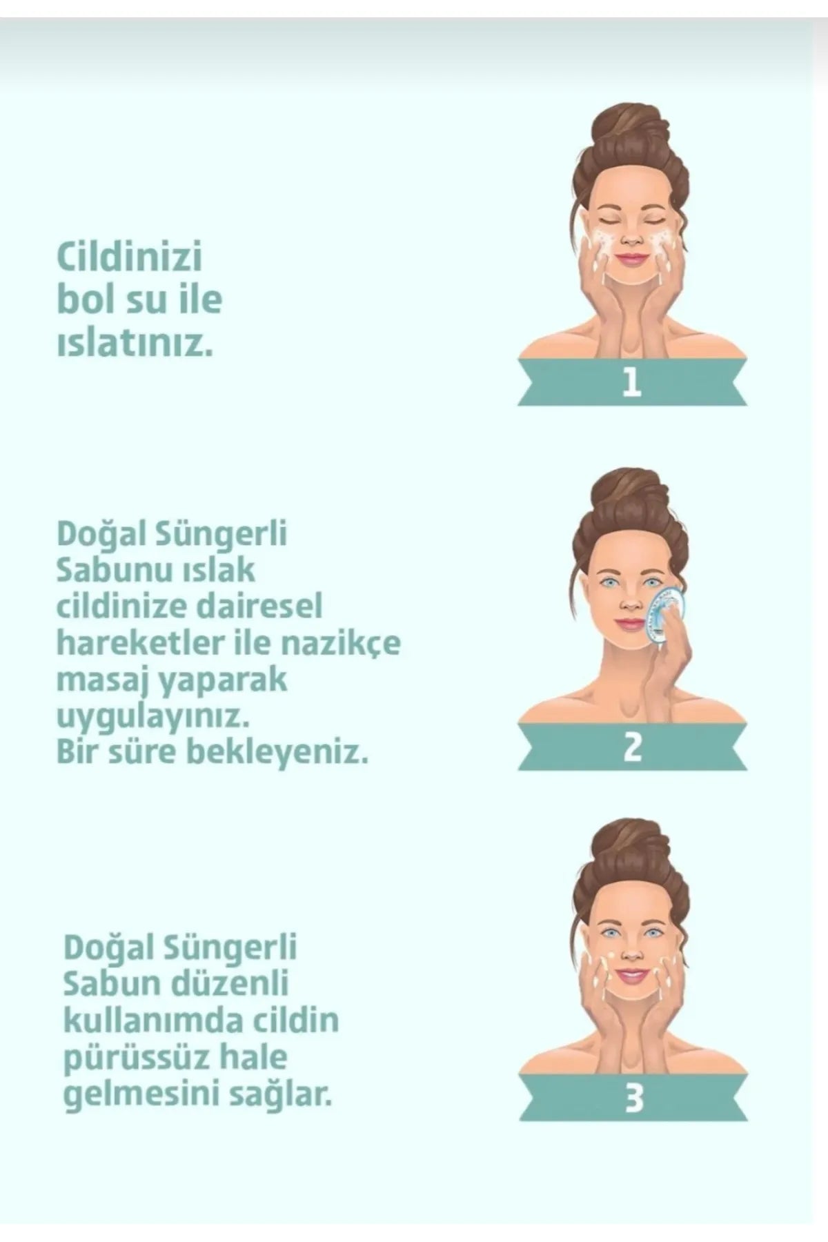 Aloeveralı Doğal Süngerli Sabun – 130-140 g