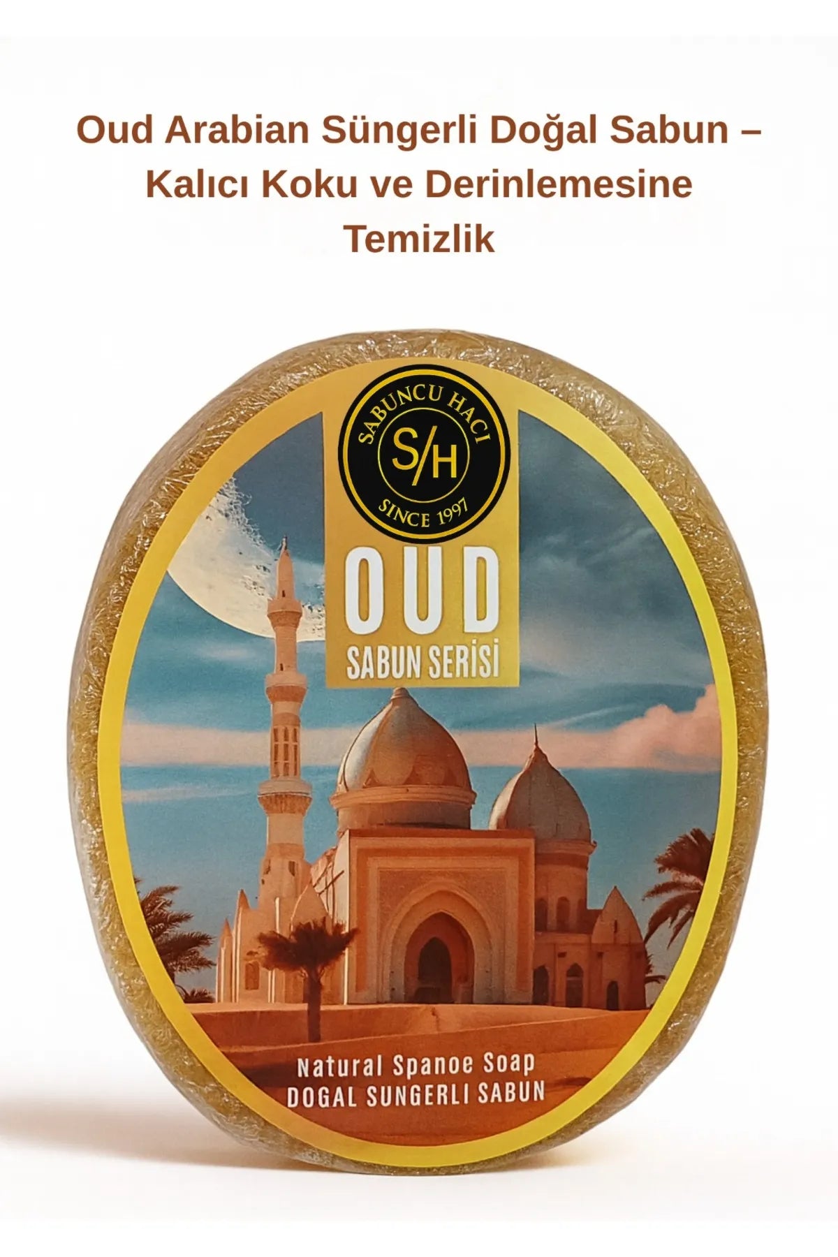Oud Arabian Doğal Süngerli Sabun – 130-140 g