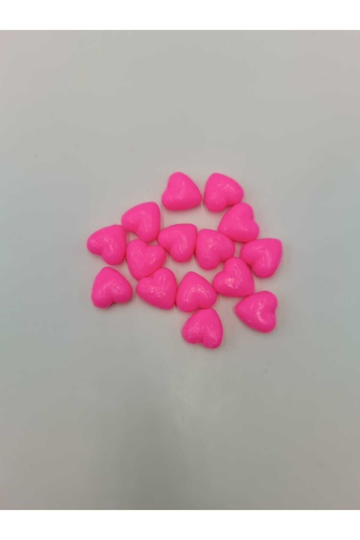 Mini Kalp Dekoratif Kokulu Sabun, Pembe Kalpli Sabun ( 7 Adet)