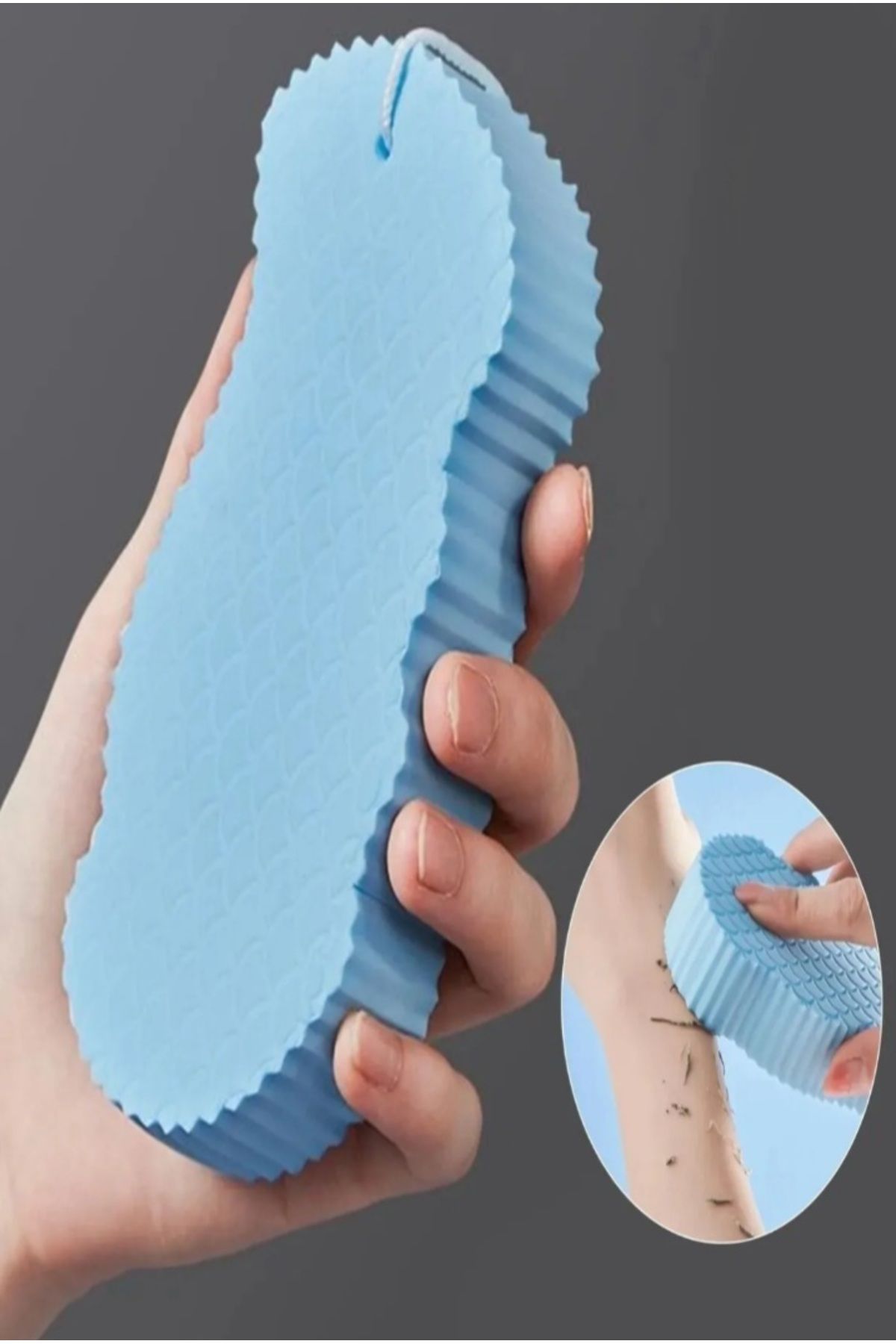 Banyo Vücut Duş Süngeri Sihirli Vücut Ölü Deri Sökücü Vücut Masaj Peeling Fırçası Süngeri