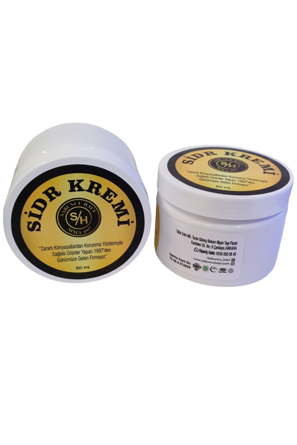 Es-Sidre Original Sidr Creme - Sidr-Blattmischung, Moschus-Amber (150 ml)