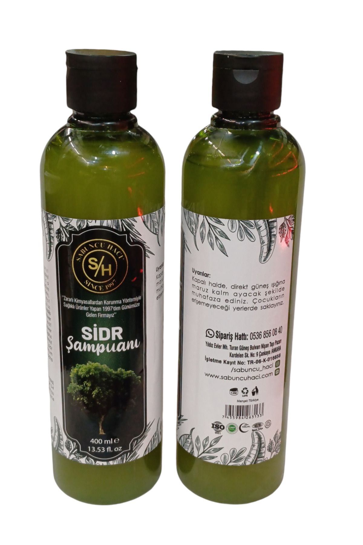 Es-sidre original sidr sidir Arabische kirsche Natürliche Kräuter Spirituelle Therapie sidr shampoo 400 ml