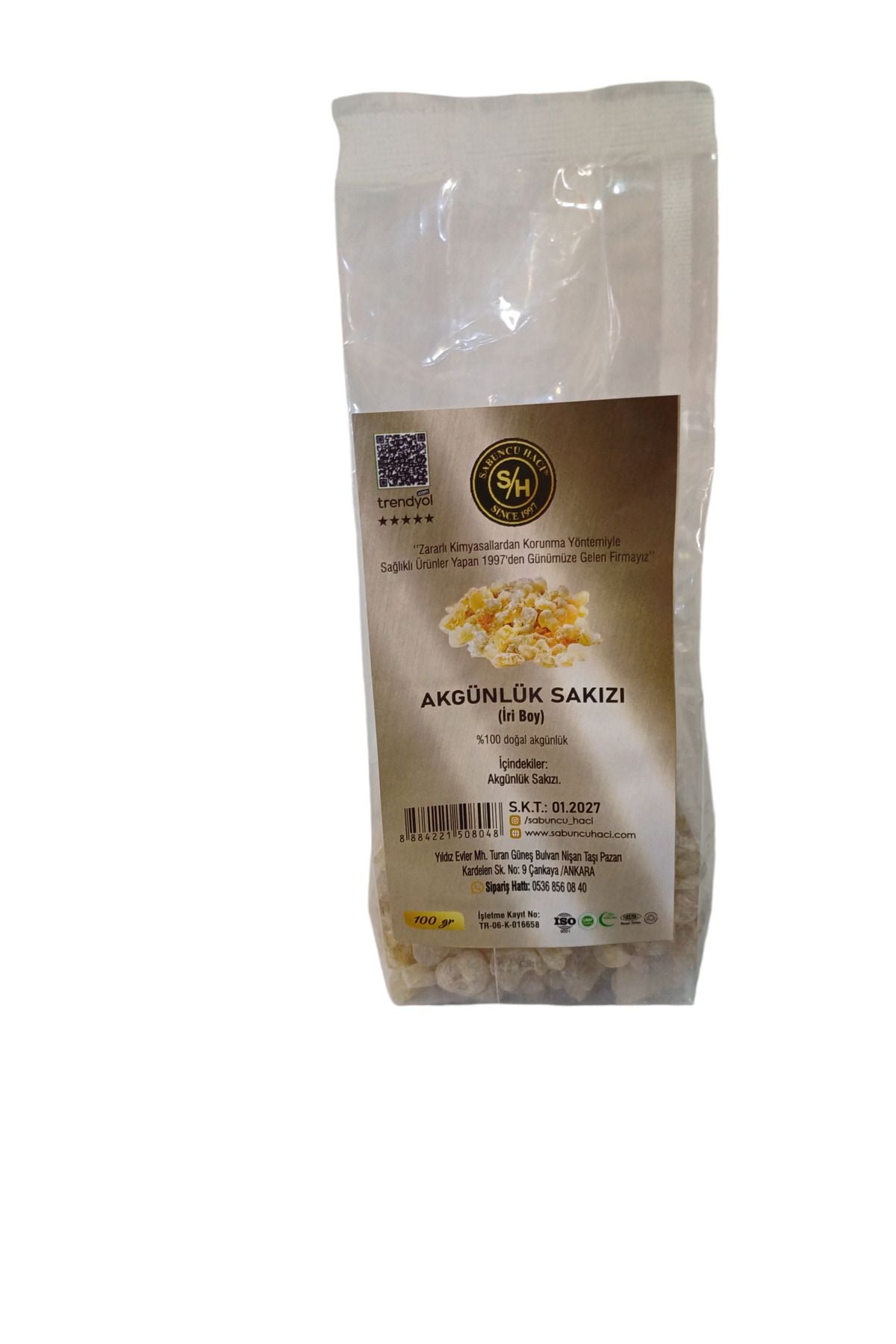 Akgünlük Sakızı 100 gram Buhur Ak Günlük Akgunluk Sığla Ağacı Reçine Günlük Bitkisi