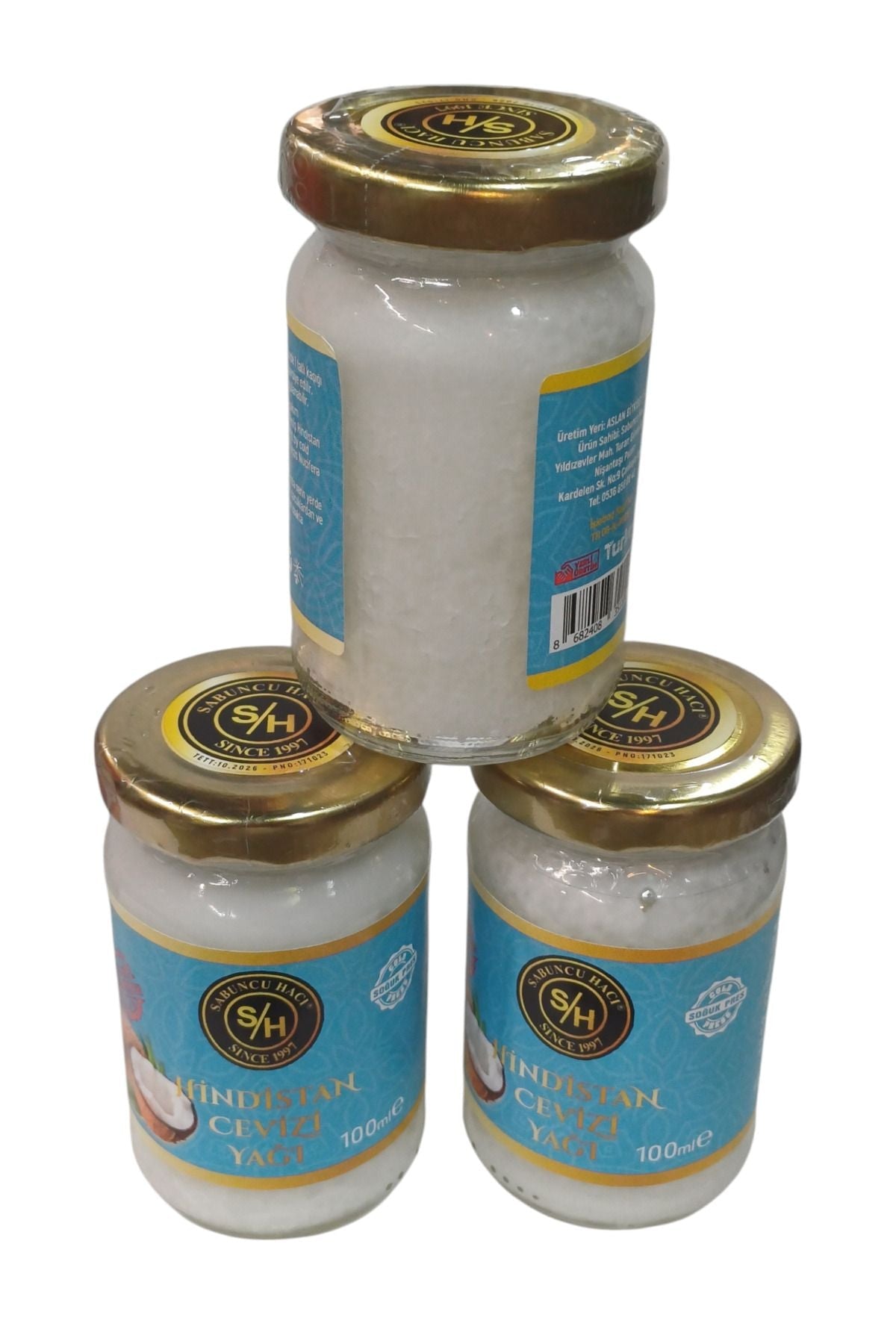 Natürliches kaltgepresstes Kokosöl 100 ml