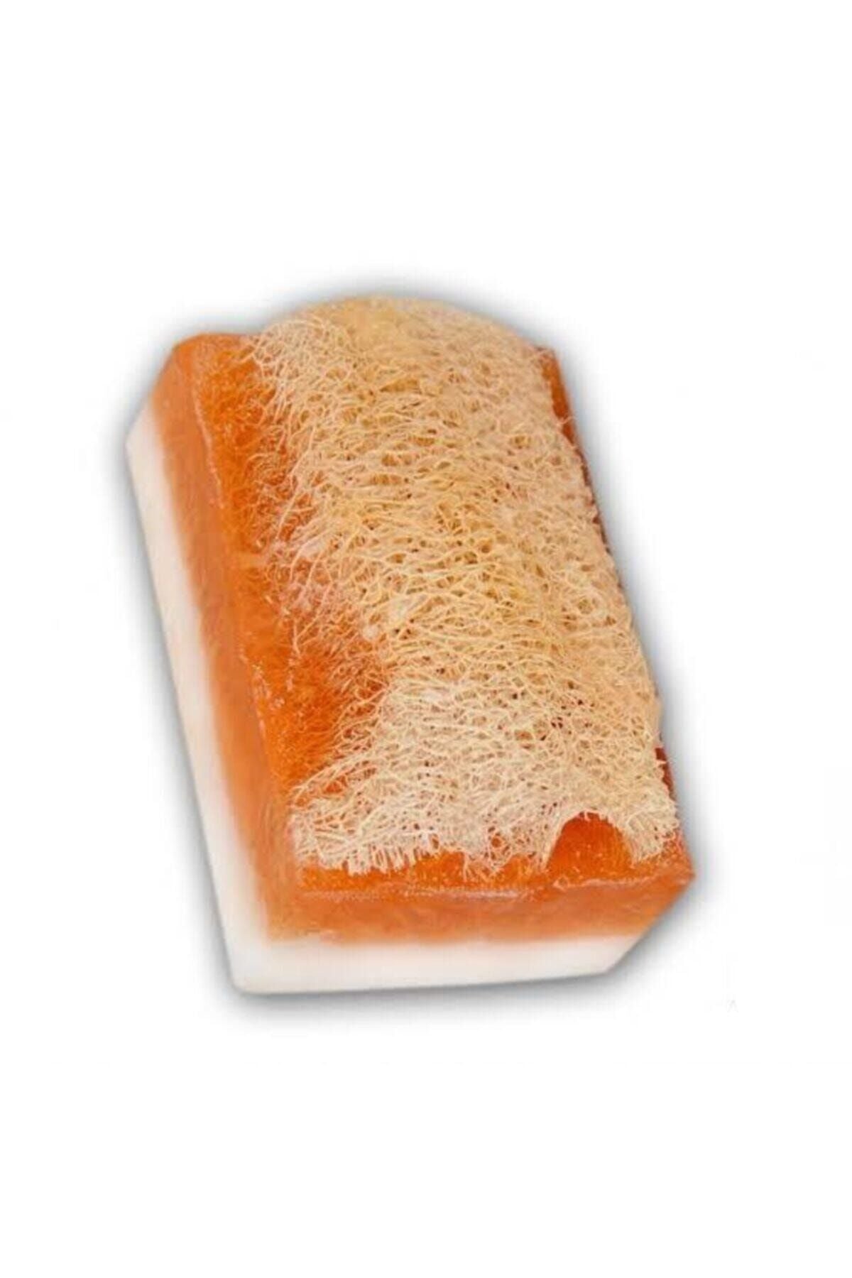 %100 El Yapımı Doğal Kabak Lifli Ballı Eşek Sütü Sabunu - 120 gr
