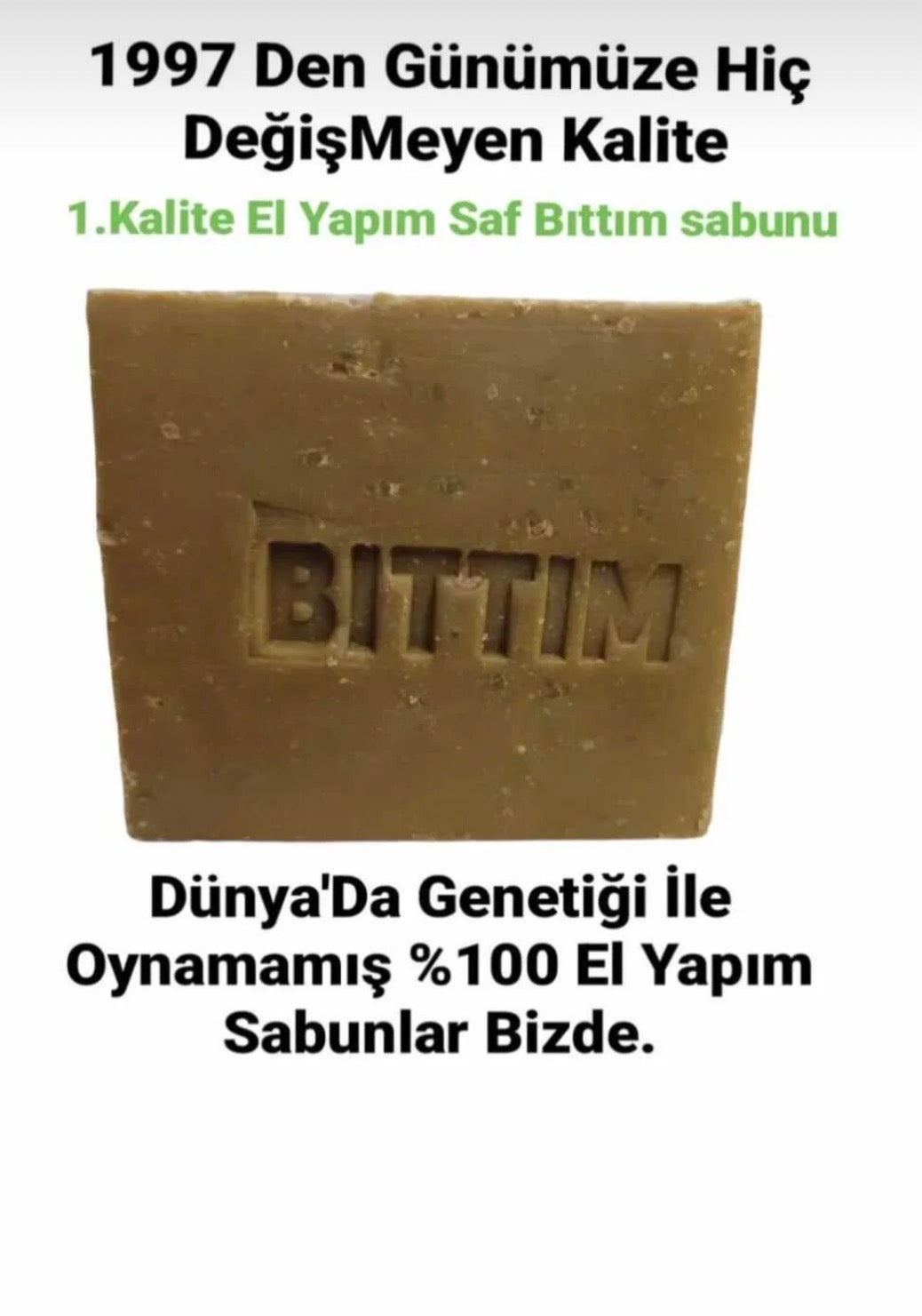 El Yapımı Doğal Bıttım Sabunu - Saç ve Cilt Bakımı (140-150 Gr)