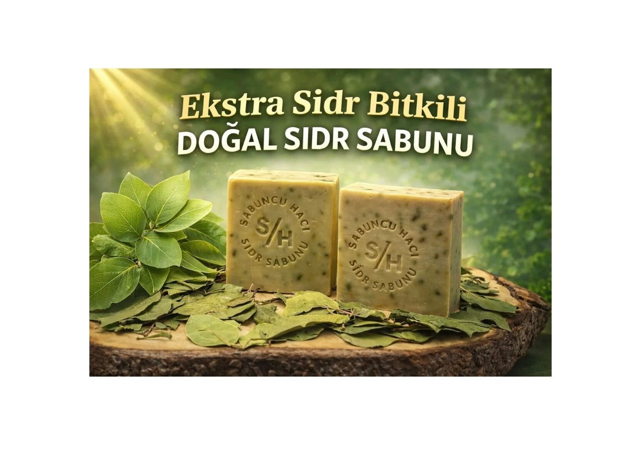 Es-Sidre Sidr Sidr Sabunu doğal Bitkisel Terapi Sidr Amberli Sabunu 120-125 gr (2 Adet )