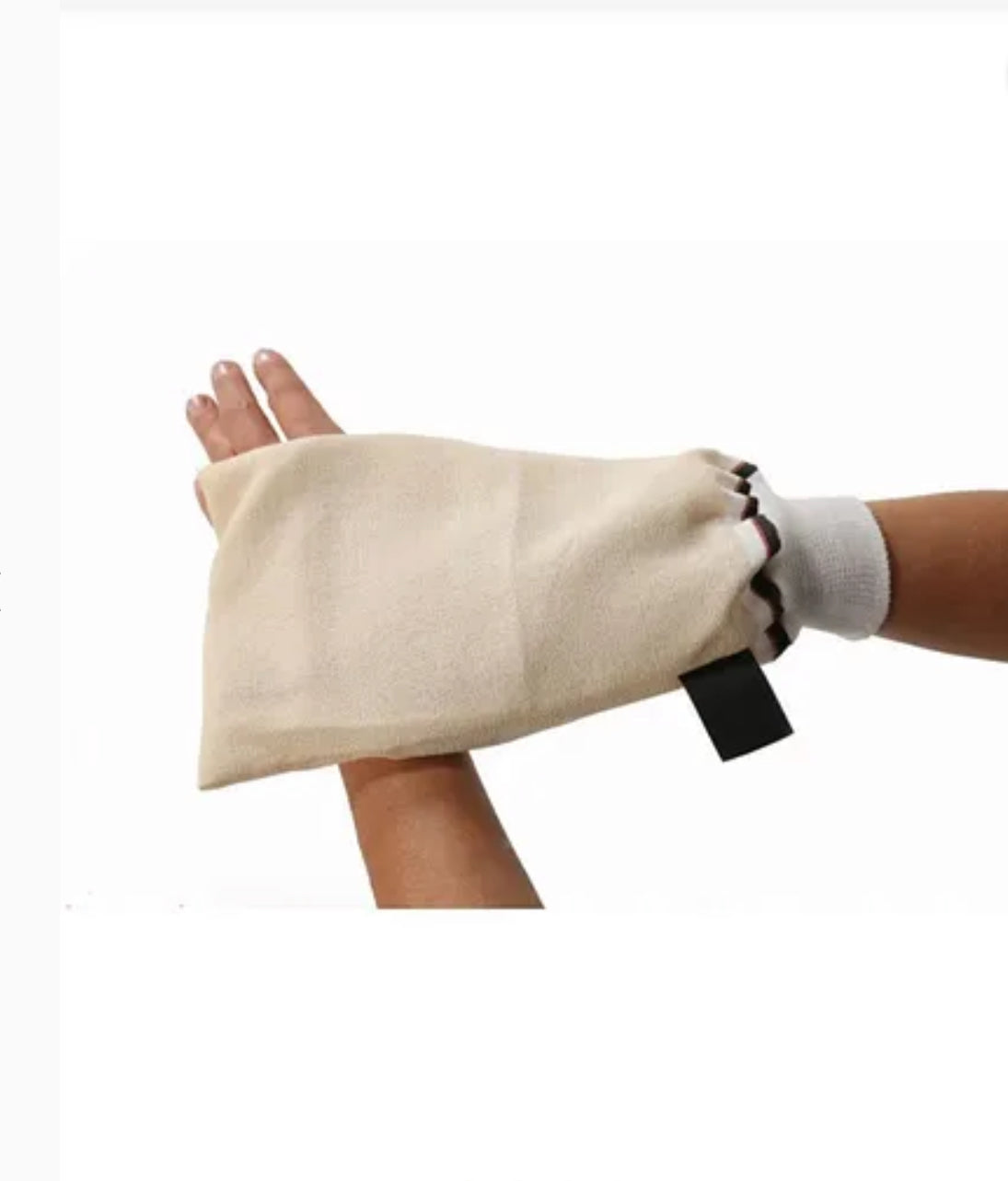 Bade- und Duschhandschuh aus 100 % Floss-Garn – Peelinghandschuh