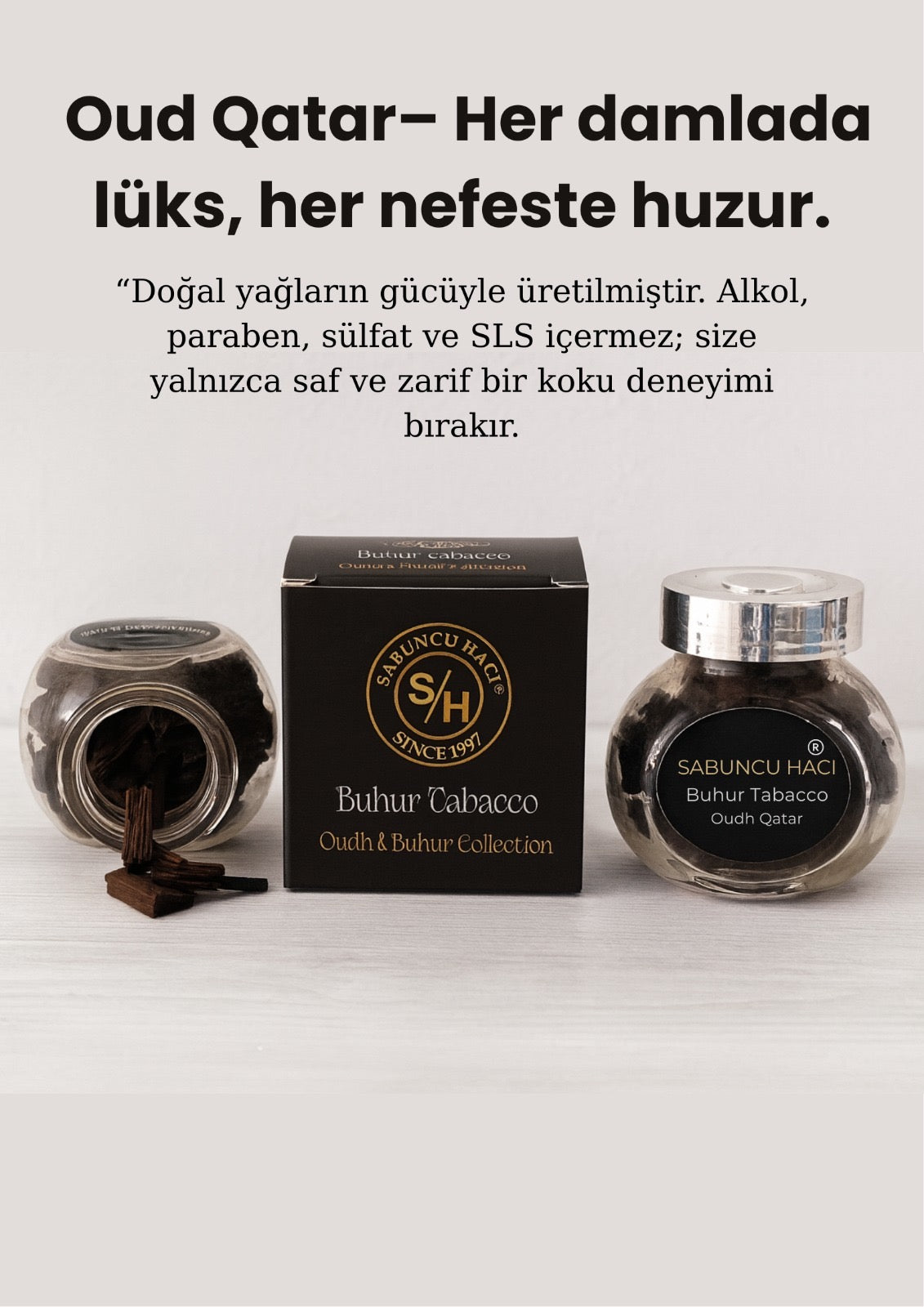%100 Doğal Oudh/Buhur - 30 40 gr