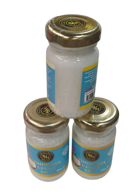 Hindistan cevizi yağı %100 Doğal soğuk sıkım 60 ml