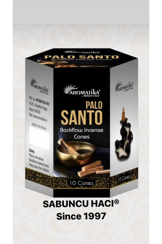 Palo Santo/ 10 Adet Geri Akışlı Tütsü Backflow Cones 10 PCS Geri Akış Tütsü
