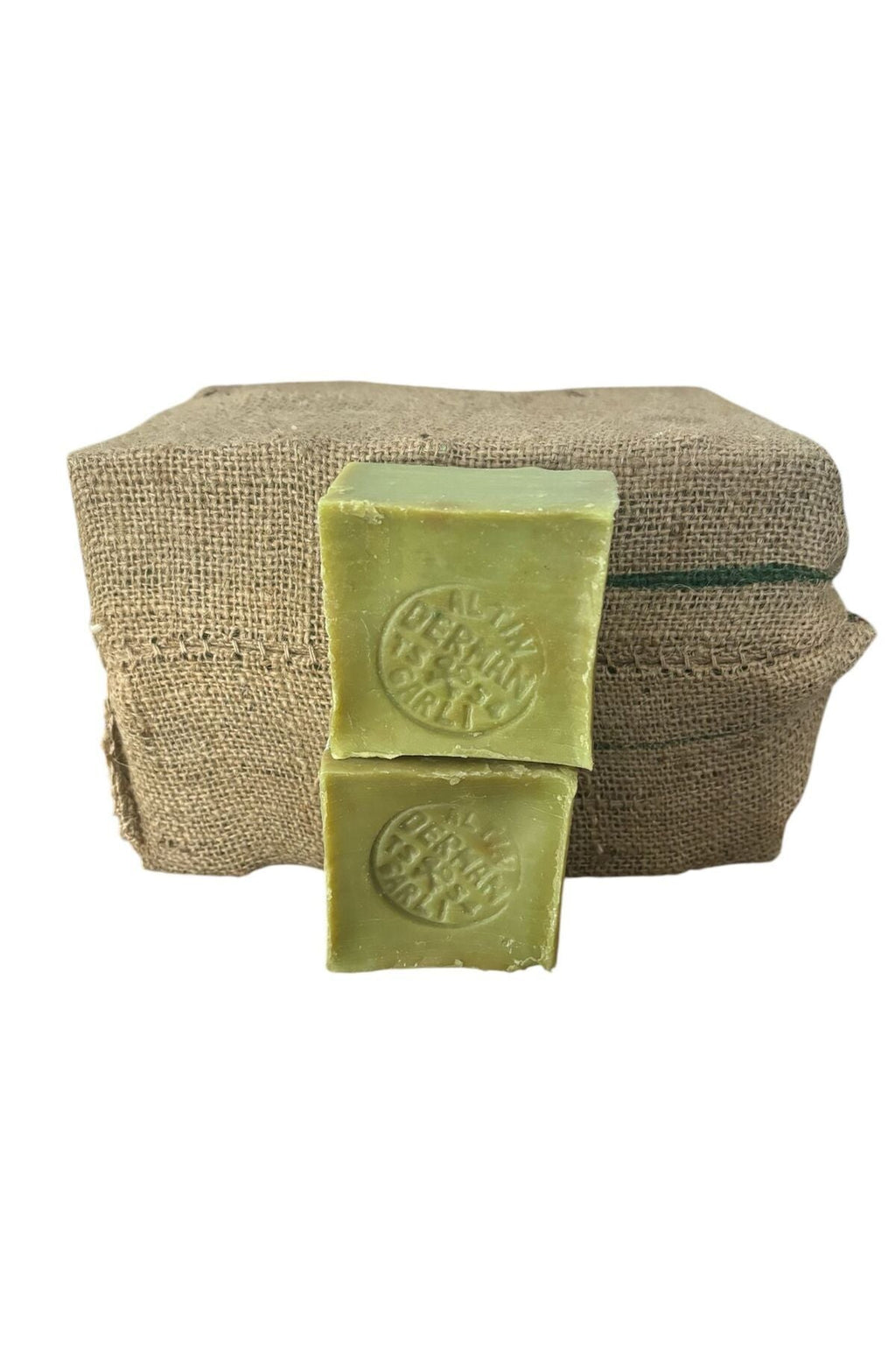 Handgemachte natürliche Olivenöl-Knoblauch-Seife (Telis Bag Soap) in 4–4,5 kg (24 Formen) erhältlich