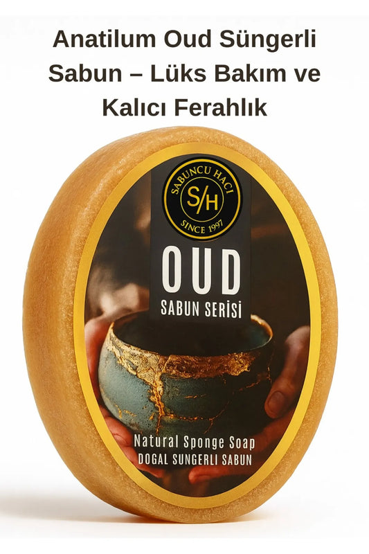 Anatilum Oudlu Doğal Süngerli Sabun – 130-140 g