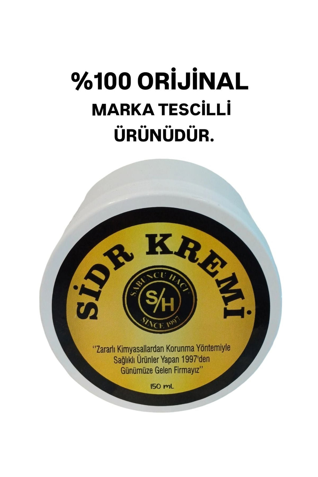 Es-Sidre Original Sidr Creme - Sidr-Blattmischung, Moschus-Amber (150 ml) 