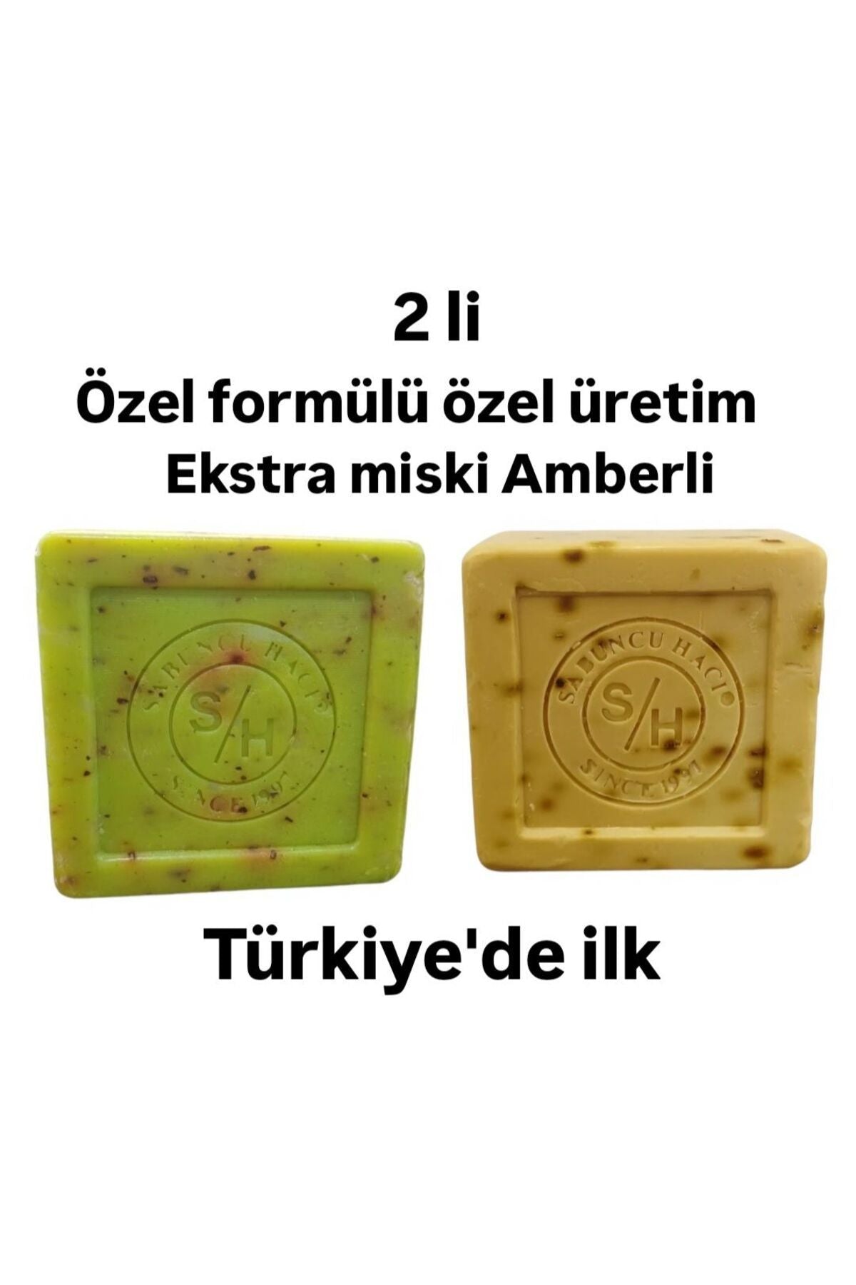 Es-Sidre Orijinal Sidr Sabunu - Doğal Bitkisel Manevi Terapi, Miski Amberli (125-135 gr - 2 Adet)