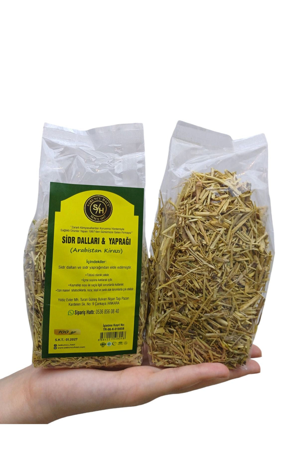 Es-Sidre Orijinal Sidr Doğal Bitkisel Sidr Dalları & Yaprağı - Manevi Terapi (100 gr)