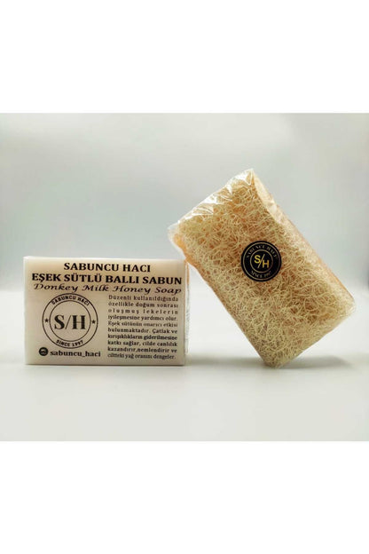 SABUNCU HACI ®? Doğal Kabak Lifli Eşek Sütlü Sabun