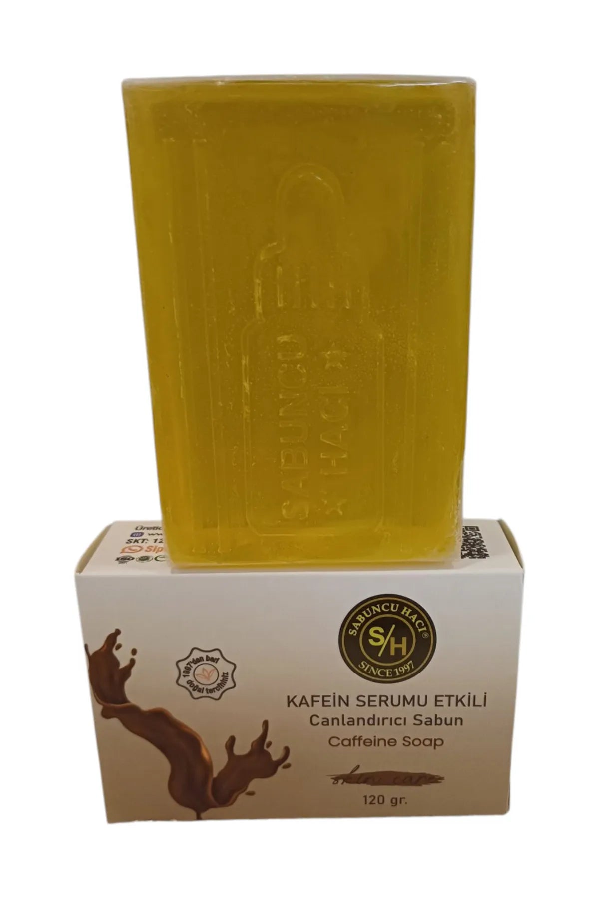Wake up Yüz Temizleme Barı,ekstra kafein Serumu Etkili yüz şişkinlik azaltıcı sabun 120 gr