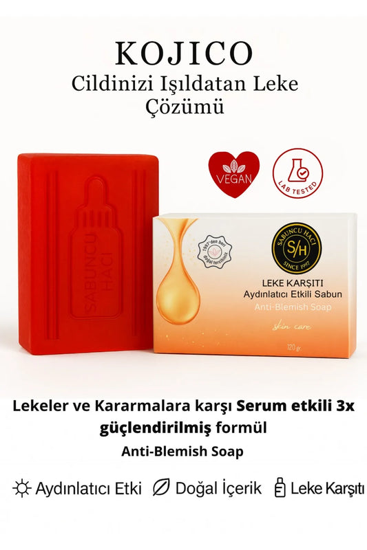 Sabuncu Hacı SH Since 1997 | Light Up Cilt Aydınlatıcı Kojik Serum & Leke Karşıtı Sabun