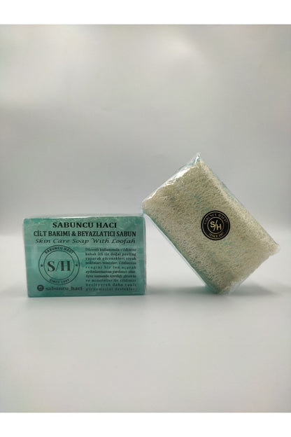 SABUNCU HACI ® Doğal Kabak Lifli Cilt Beyazlatıcı Sabun