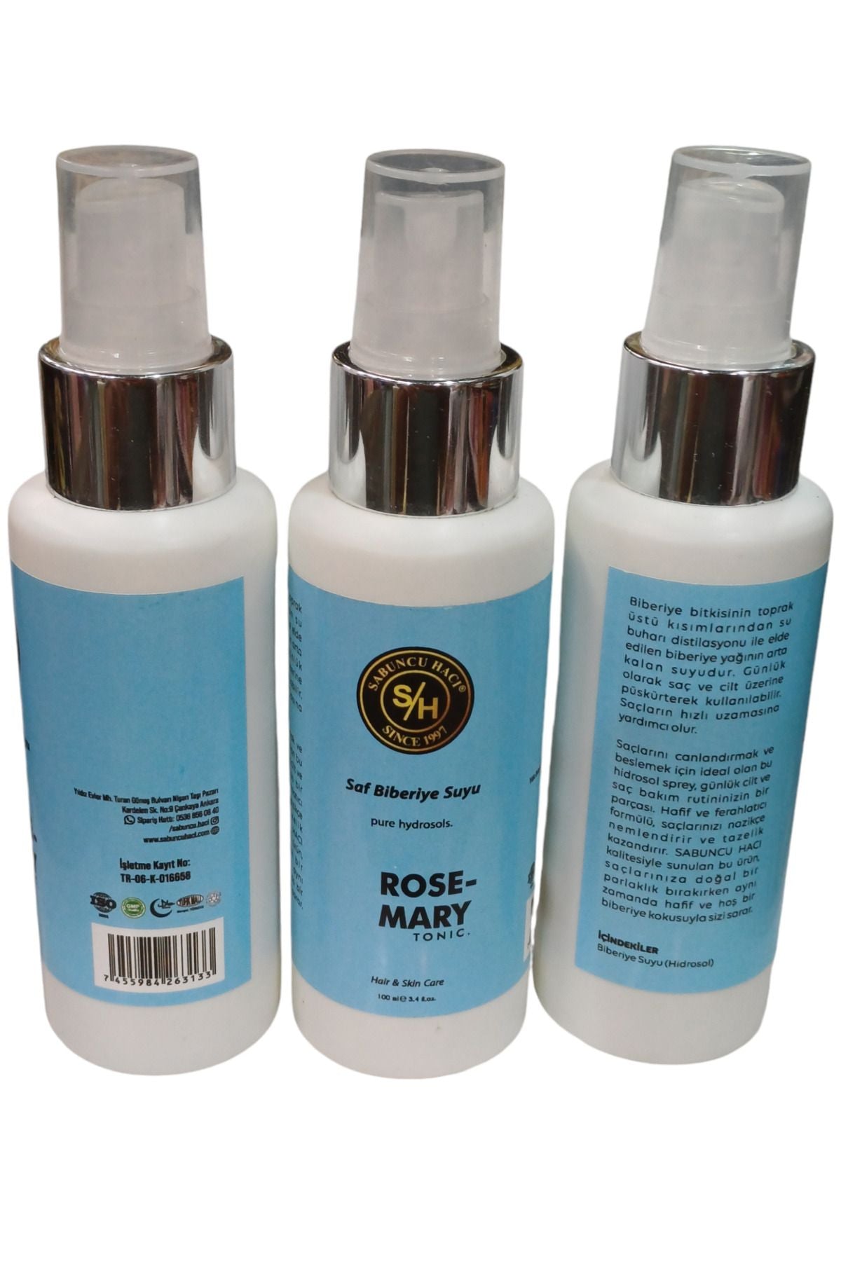 Rosmarinwasser, stärkendes Haarwasser, 100 % rein und natürlich, schnelles Haarwachstum, Anti-Haarausfall, 100 ml