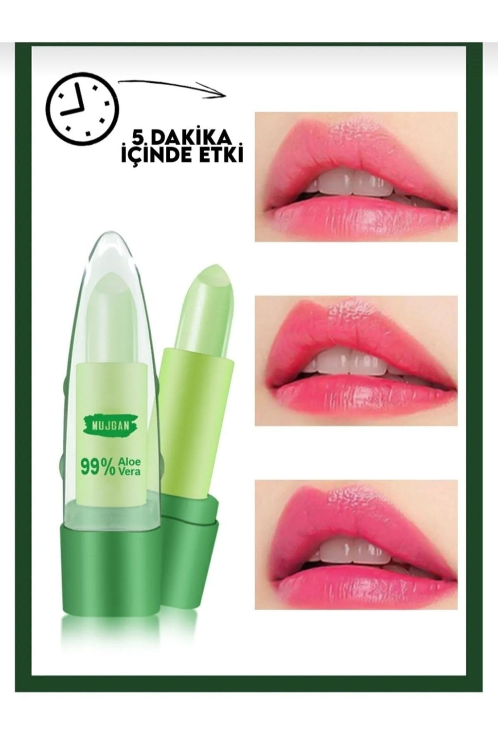 ®? Beruhigender Gel-Magic-Lippenstift mit Aloe Vera