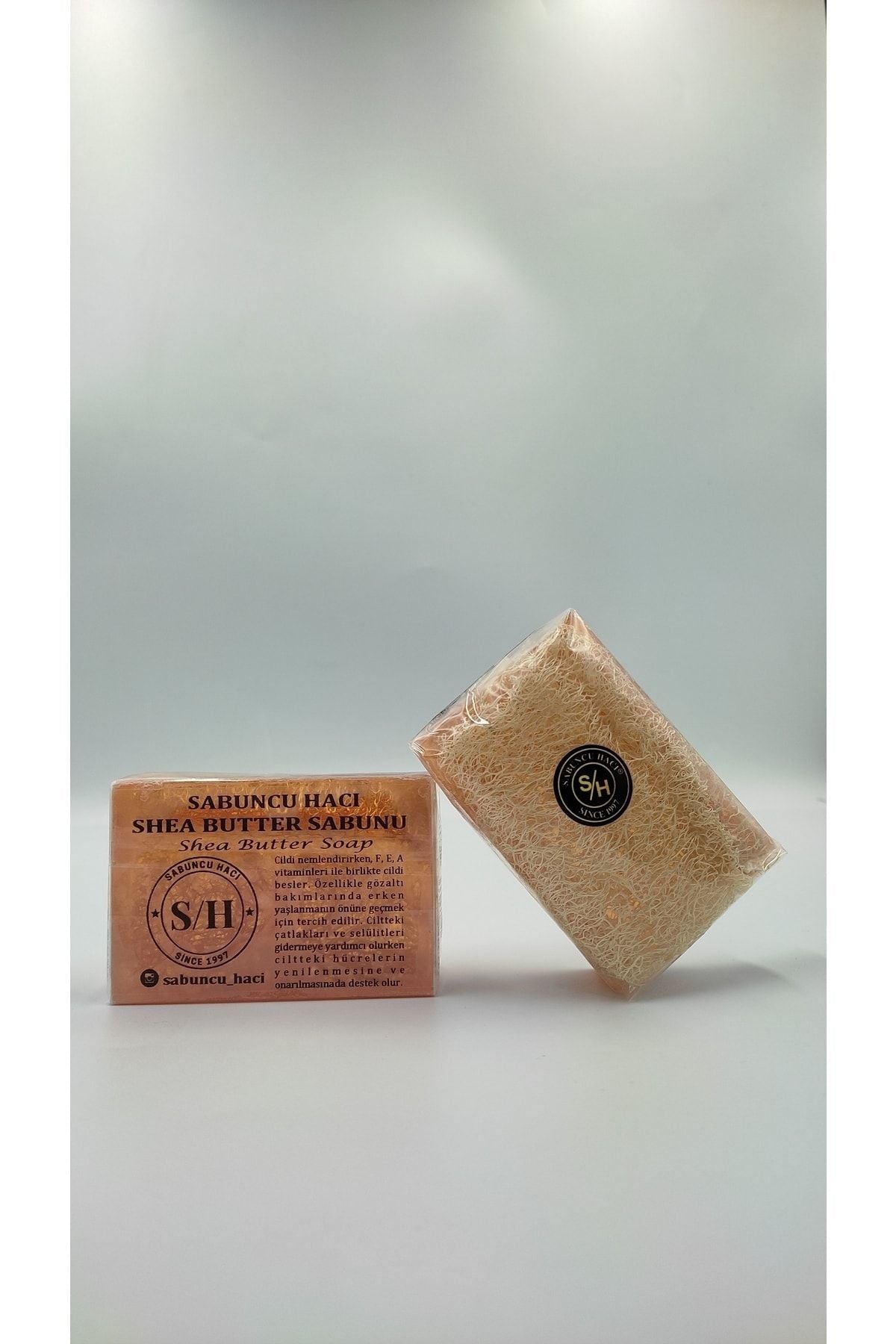 SABUNCU HACI ® Shea Butter Doğal Kabak Lifli Sabun