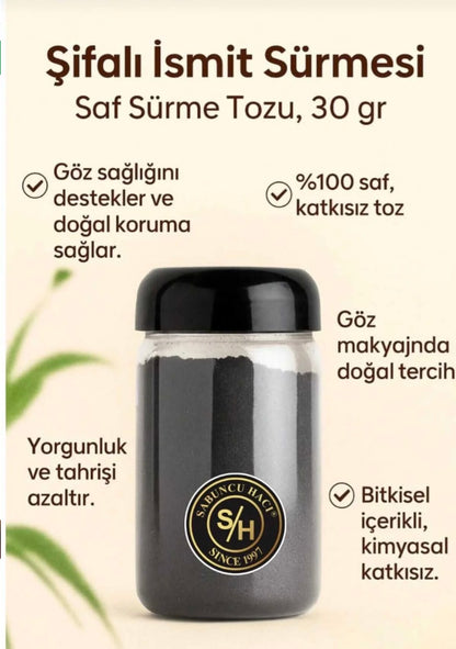 Şifalı Ismit Sürmesi Saf Sürme (orjinal ürün) ( 30 gr )
