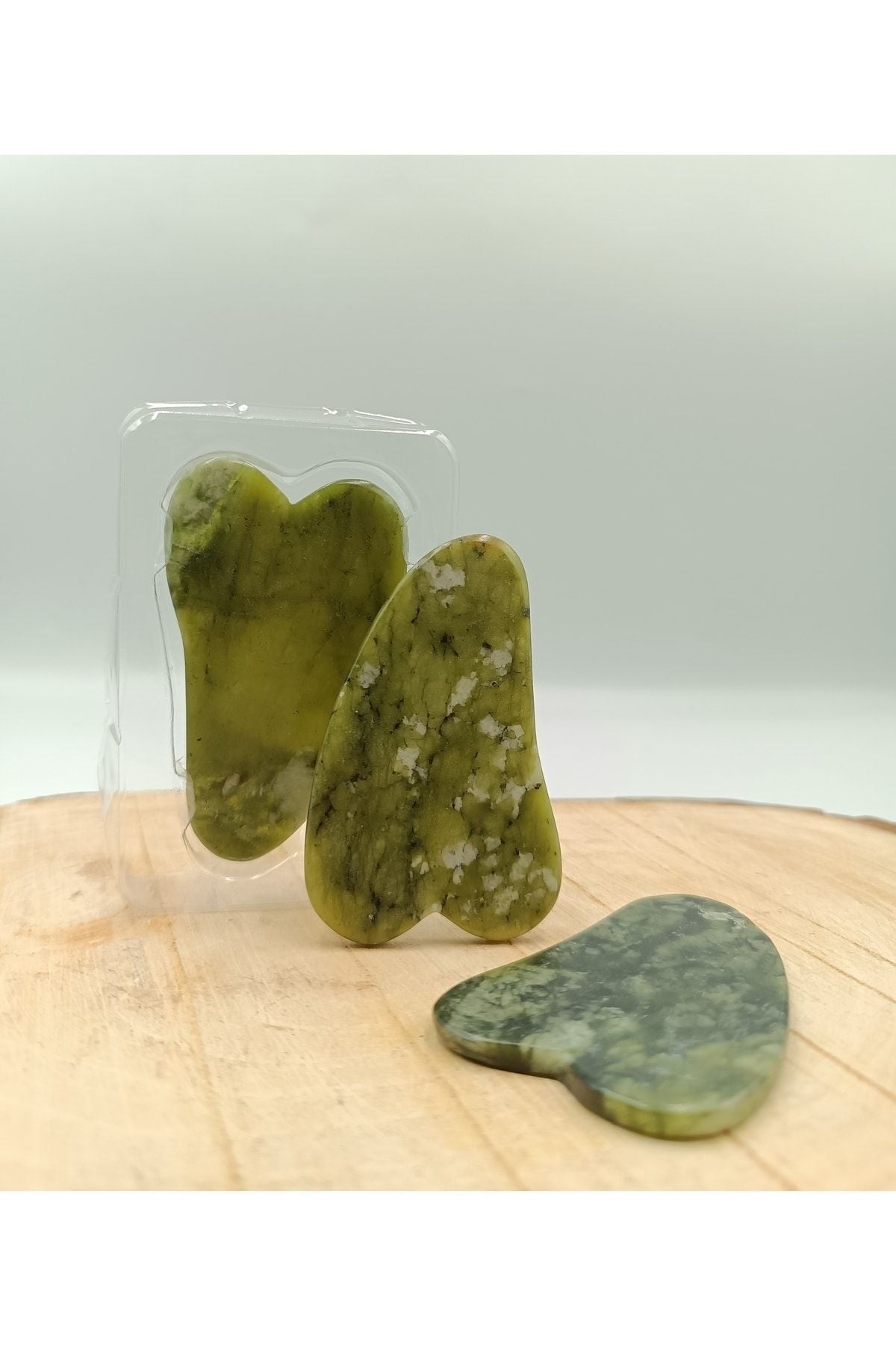 SABUNCU HACI ®? %100 Doğal Kalp Gua Sha Taşı