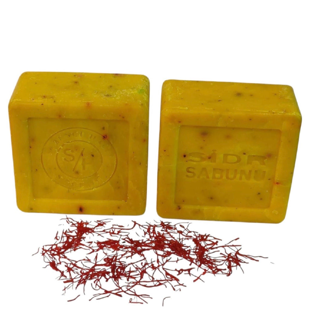 Es-Sidre Safranlı Sabun - Doğal Bitkisel & Arındırıcı (125-135 gr)