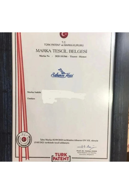 SABUNCU HACI ® Doğal Kabak Lifli Aynısefa Sabunu - %100 El Yapımı ve Doğal