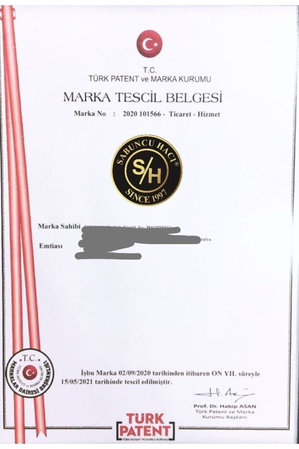 SABUNCU HACI ®? % Schneckenseife 88 bis 100 gr