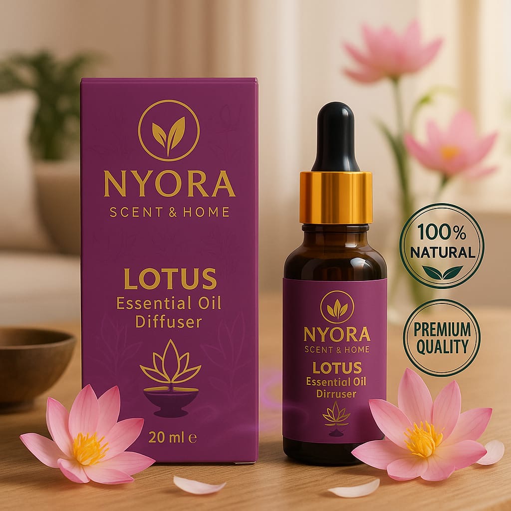 NYORA SCENT &HOME LOTUS ESSENTİAL OİL DİFFUSER