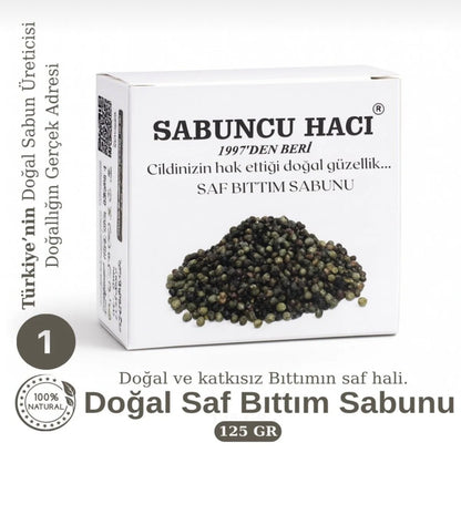 El Yapımı Doğal Bıttım Sabunu - Saç ve Cilt Bakımı (140-150 Gr)