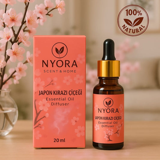 NYORA SCENT & HOME JAPON KIRAZI ÇİÇEĞİ ESSENTİAL OİL DİFFUSER 20 ML