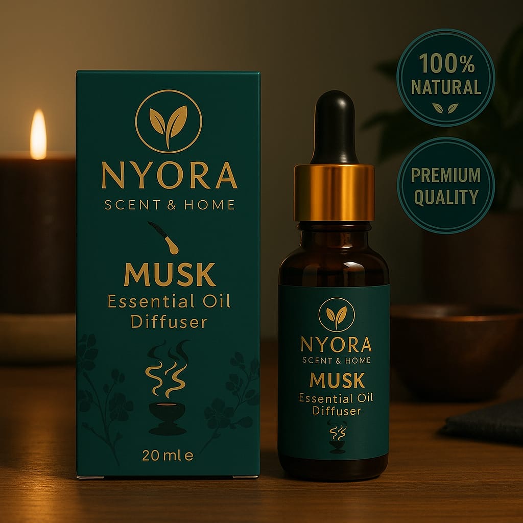 NYORA SCENT & HOME MUSK ESSENTİAL OİL DİFFUSER 20 ML
