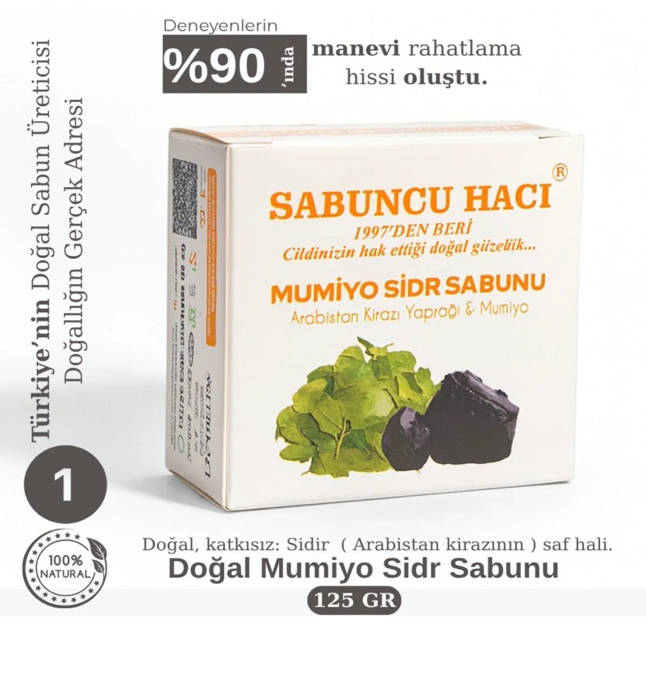 Mumyo lu Es-Sidre Sidr Sidir Sabunu doğal bitkisel manevi terapi + %100 saf 30 mumyo Mumiyo Tablet