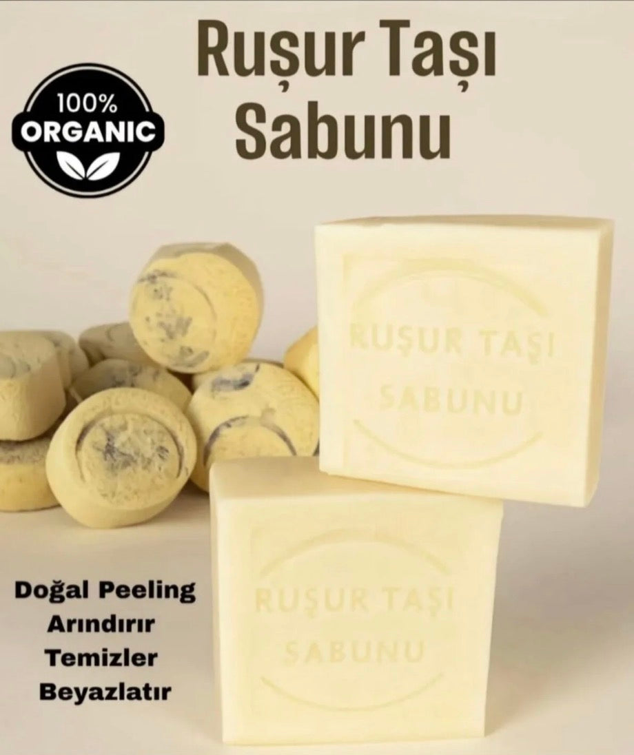 İran Ruşur Taşı Sabunu | Doğal Peeling, Aydınlatıcı Etki