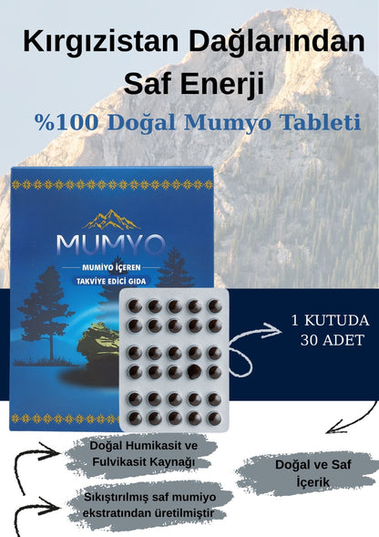 MUMYO SAF %100 MAZZA SHİLAJİT 5 PAKET ALIMDA 2 PAKET HEDİYE