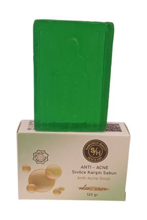 Anti-Akne-Seife – 3x Akne-Serum, wirksame Akne-Reinigungsseife – Anti-Akne-Seife, 120 gr